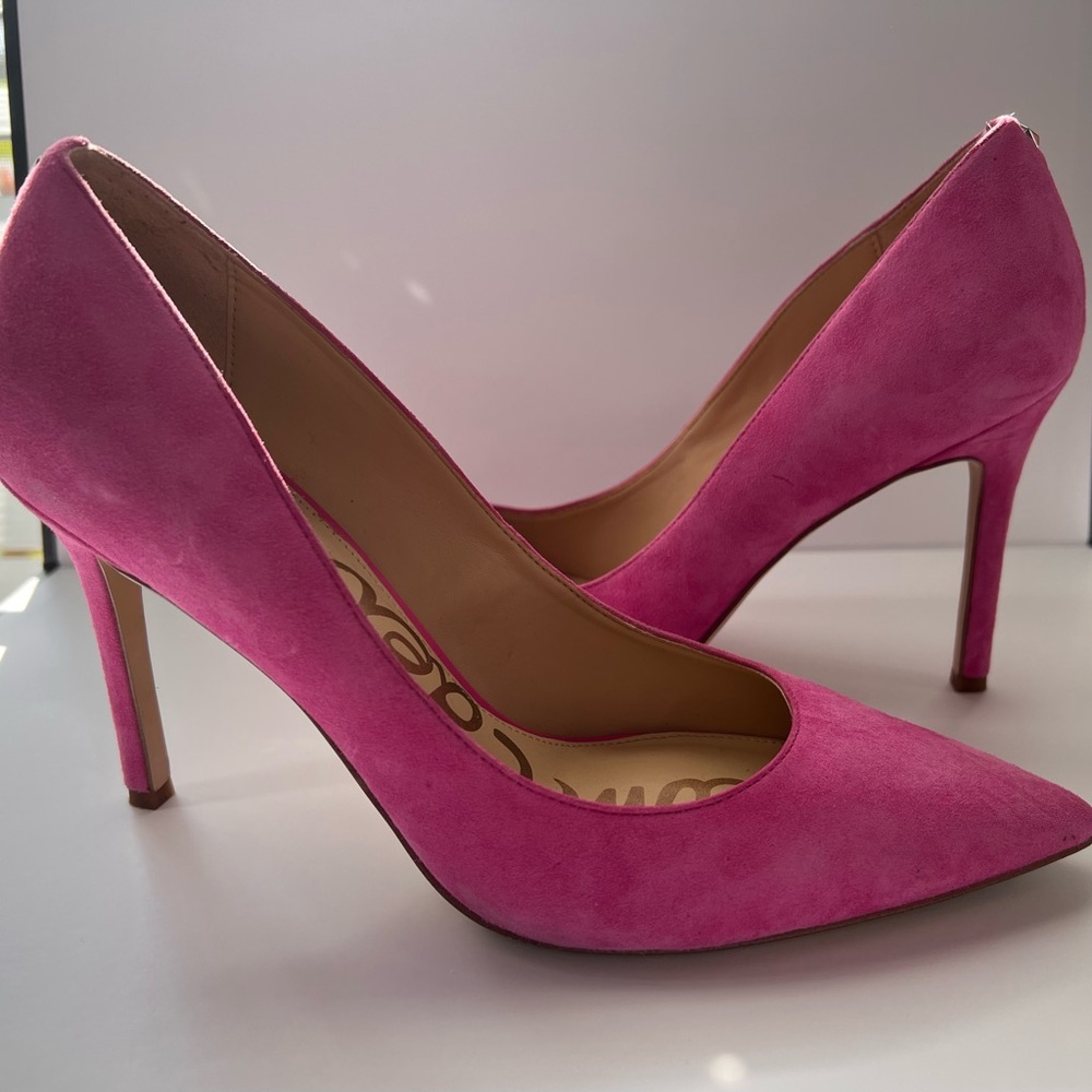 Sam Edelman Pink Heels with Stiletto and Pointed Toe